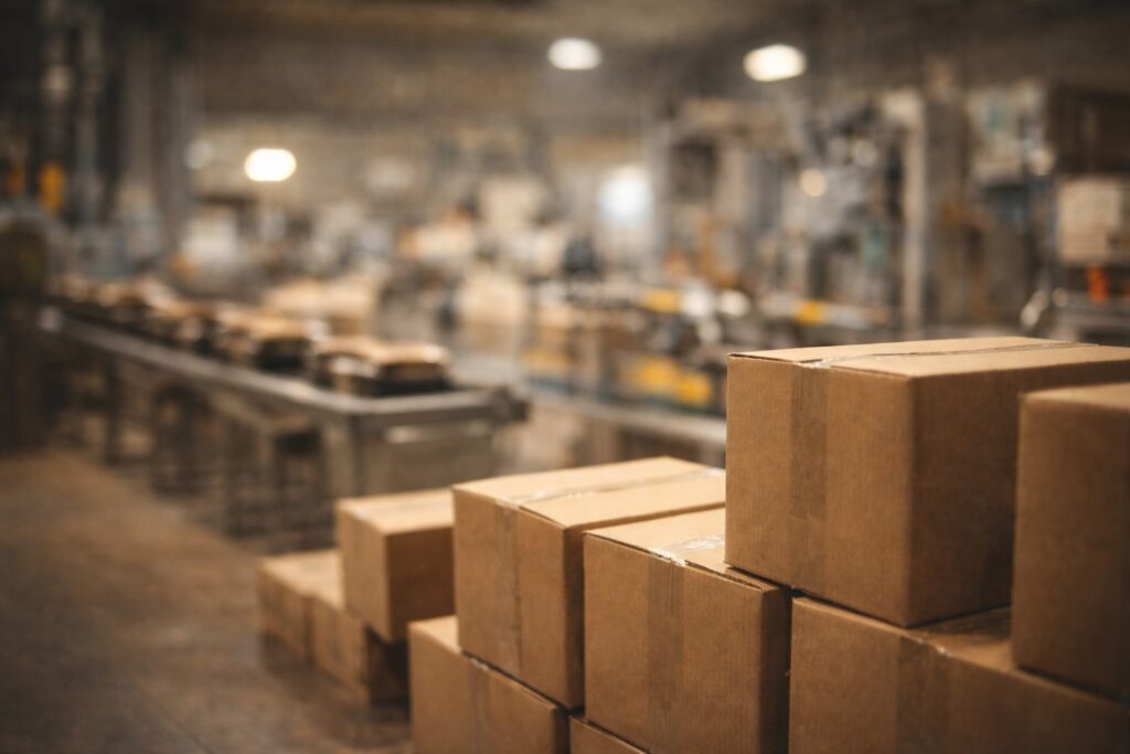 European coffee factory